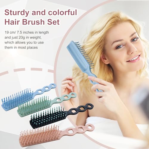 Bulk Hair Brushes Set - 100 Soft Nylon Styling Brushes for Hair Care & Taming