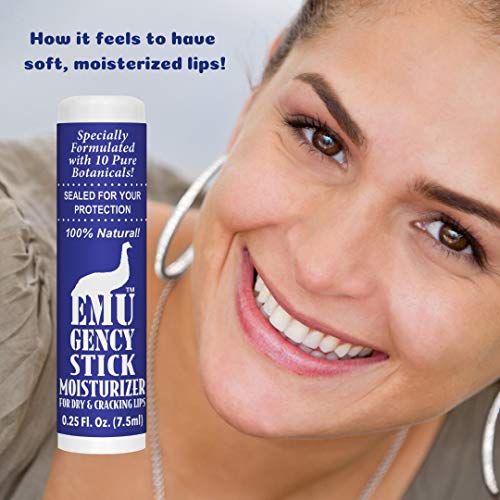 Emu Oil Lip & Skin Moisturizer Stick 3 Pack - All-Purpose Hydrating Balm