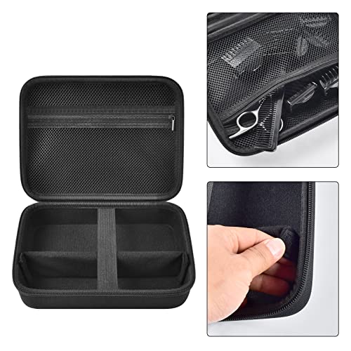 Large Black Hair Clipper & Trimmer Organizer Case for Men Grooming Kits