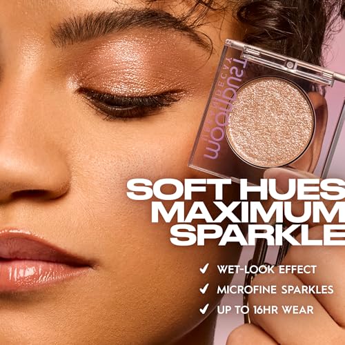 Urban Decay 24/7 Moondust Glitter Eyeshadow Single, Buildable Sparkly Eye Glitter, Long-lasting Shimmer Finish, Reflective Iridescent Eye Shadow Topper, Wet Look Effect - 0.06 oz