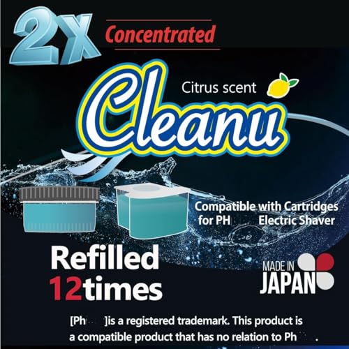 Concentrated Shaver Cleaning Solution Refill for Philips Norelco - 1L Japan Made