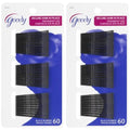 Goody Bobby Pins, 2" Black, 60 ct, 2 pk