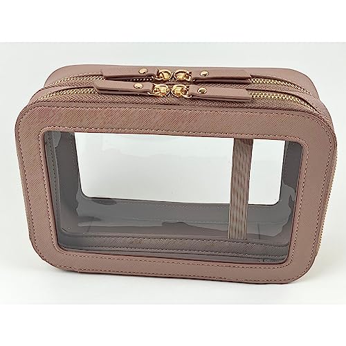 JAZD Women's Clear Cosmetic Bag