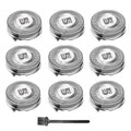 SH50 Replacement Heads 9-Pack for Philips Series 5000 AquaTouch & PowerTouch Shavers - Variation of This Listing
