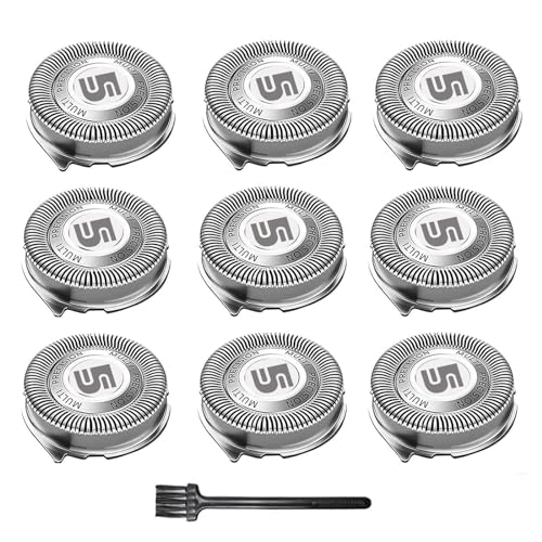 SH50 Replacement Heads 9-Pack for Philips Series 5000 AquaTouch & PowerTouch Shavers - Variation of This Listing