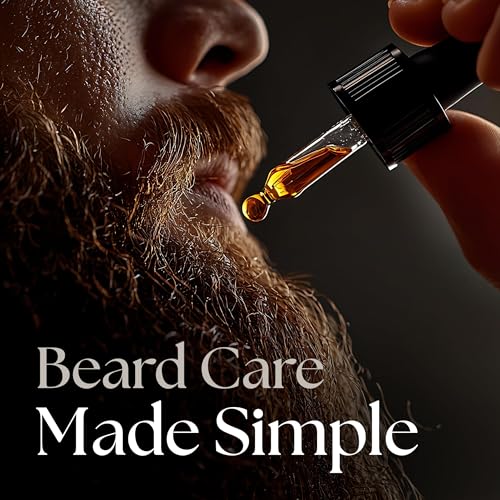 PURPLE DUCK Men's Natural Beard Oil ? Hydrating & Nourishing Oil for Beard Growth ? Organic Formula for a Softer, Fuller Beard ? Smoked Vanilla 1 Oz