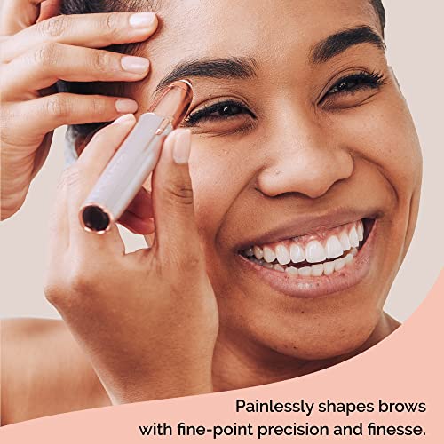 Eyebrow Hair Remover for Women - Painless Electric Razor with LED Light