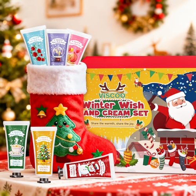 120 Sets Christmas Hand Cream Gift Set for Women, Hand Lotion In Bulk for Dry Cracked Hands Travel Size,Christmas Gifts with Cards and Organza Gift Bags, Stocking Stuffers for Women Teen Girls