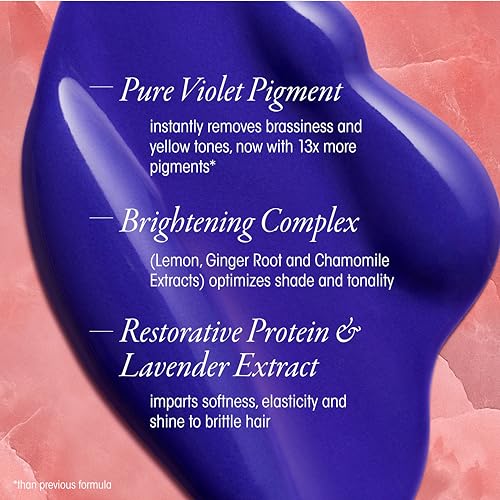 Bright Blonde Hair Toning Treatment with Violet Pigments - 5.9oz