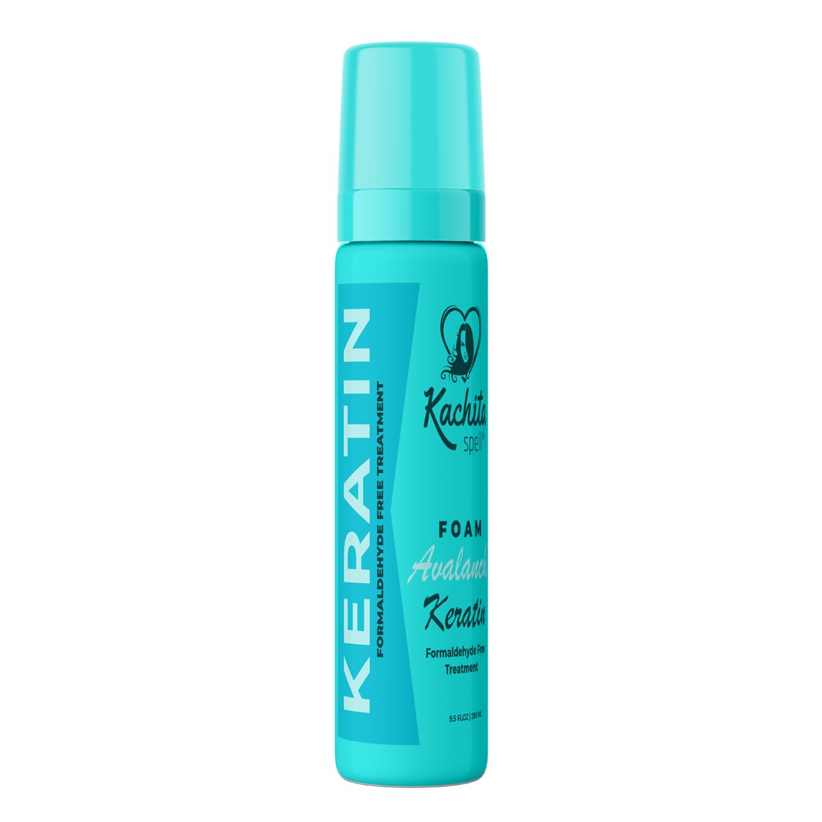 Kachita Spell Keratin Avalanche Foam Hair Straightening Treatment, Formaldehyde-Free, Mousse Foam Type, Safe and Effective Hair Premanent Treatment
