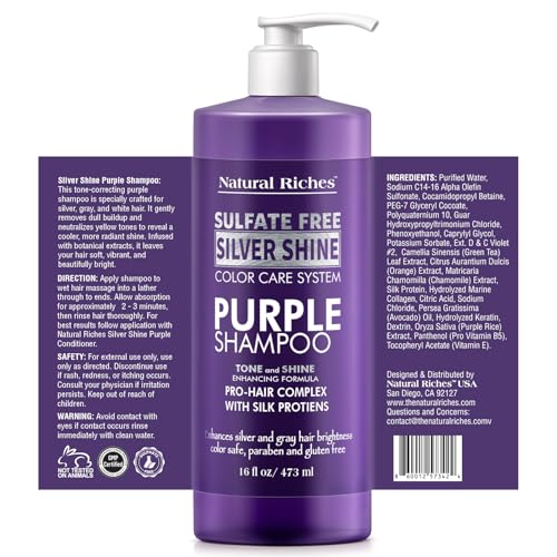 Silver Shine Purple Shampoo & Conditioner Set 16 Fl Oz - Variation of THIS listing