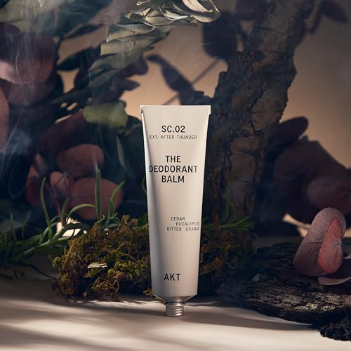 AKT Deodorant Balm 1.7 Fl Oz, Natural Deodorant for Men and Women, Award-Winning, Multi-use, Cream Deo Without Aluminum, Sc.02 After Thunder, Plastic Free, All Genders