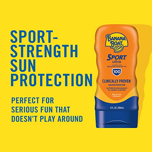 Banana Boat Sport Ultra SPF 100 Sunscreen Lotion Twin Pack & SPF 50 Lip Balm 2 Pack