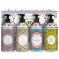 Liquid Hand Soap Gift Set with Lavender, Almond & Argan, Peppermint & Eucalyptus, Camomile - 4 x 24.6 fl oz