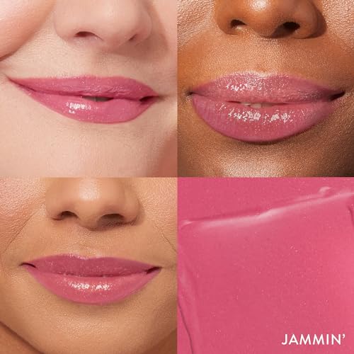 LAURA GELLER NEW YORK Love Your Lips Duo: Jelly Balm Moisturizing Tinted Lip Balm, Jammin' + Modern Classic Long-Lasting Lip Liner, Beautiful Berry