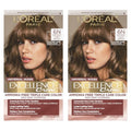 L’Oreal Paris Excellence Universal Nudes Hair Color 6N Natural Light Brown - Pack of 2
