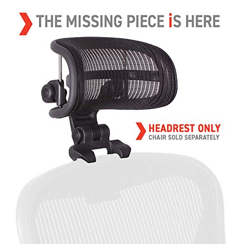 Ergonomic Headrest for Herman Miller Aeron Chair - Carbon, H3 Model