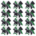 Softball Cheer Bows - 12 Pack Large 8-Inch Cheerleading Hair Accessories for Girls