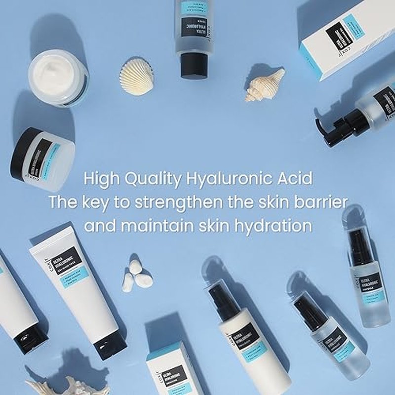 coxir Ultra HYALURONIC Acid Toner | HYDRATION-14-Complex| Hydrating, Smoothing, Calming, Moisturizing, Paraben Free, Cruelty Free, Korean Skin Care [150ml/5.07 fl.oz.] (Pack of 2)
