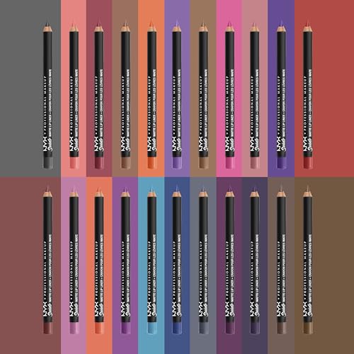 NYX PROFESSIONAL MAKEUP Suede Matte Lip Liner, Velvety-Smooth, Long-Lasting Formula For A Defined Lip Makeup Look - Girl Bye (Purple)