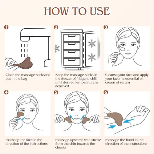 Running Man Silver Cryo Face Sticks Gua Sha & Massage 2-in-1 Cold Globes
