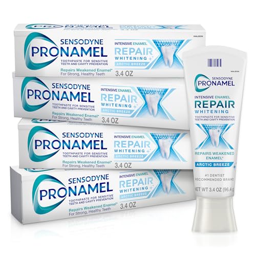 Sensodyne Pronamel Intensive Enamel Repair Whitening Toothpaste - 4 Pack, 3.4 oz Each