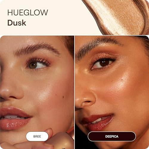 Live Tinted Hueglow Mini Liquid Highlighter Drops Serum Dusk - Bronze, 0.46 oz