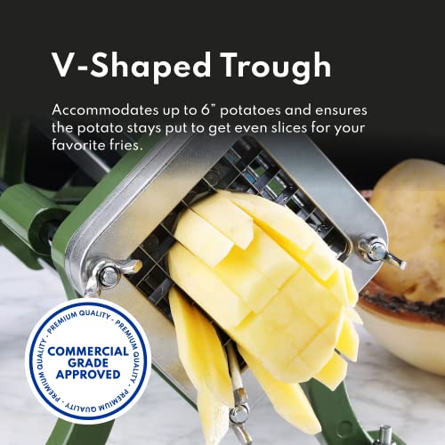 French Fry Cutter 3/8 Inch Commercial Food Slicer for Home & Restaurant