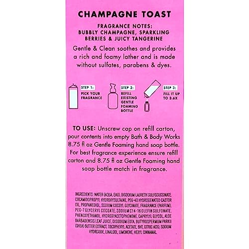 Foaming Hand Soap Refill Champagne Toast 32 oz - Gentle & Nourishing