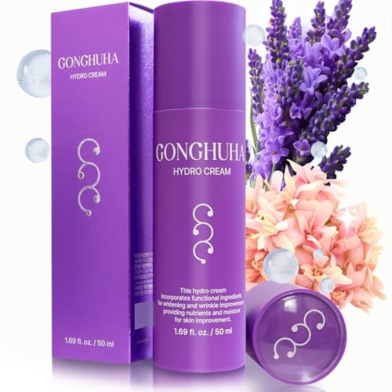 Hydro Cream ? Lightweight Ultra-Hydrating Face Moisturizer for Glowing Skin | 50ml (1.69 fl oz) with Hyaluronic Acid & Cica | Korean Skin Care