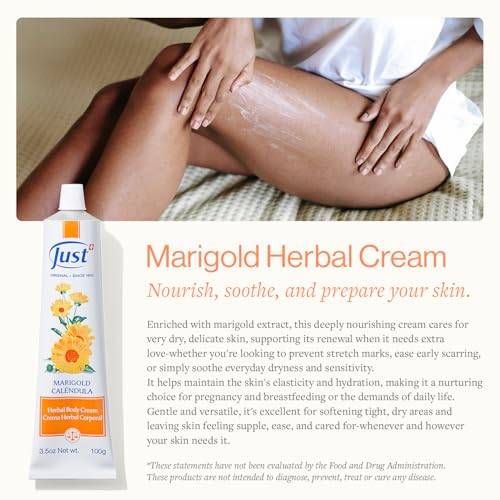 Marigold Nourishing Cream for Skin Care - 100ml, Soothing & Repairing