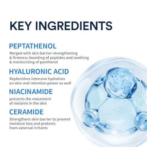 Peptide Moisturizer with Ceramide & Hyaluronic Acid for Firm Skin - Vegan Korean Skincare