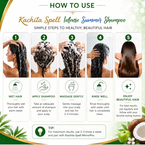 Kachita Spell Intense Summer Hydrating Shampoo 32 Fl Oz for Dry & Color-Treated Hair - Pack of 1