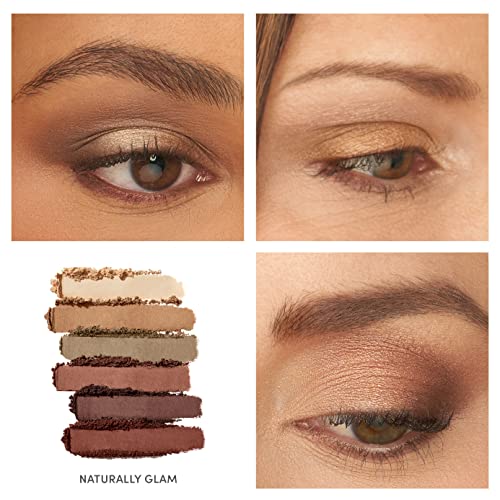 Jane Iredale PurePressed Eye Shadow Triple - Naturally Glam, Mineral, Long Lasting, Safe for Sensitive Eyes