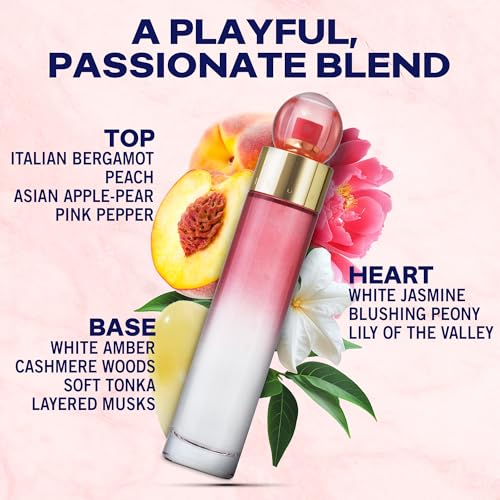 Perry Ellis 360° Coral Eau De Parfum Spray for Women 3.4 Fl Oz - Pack of 1