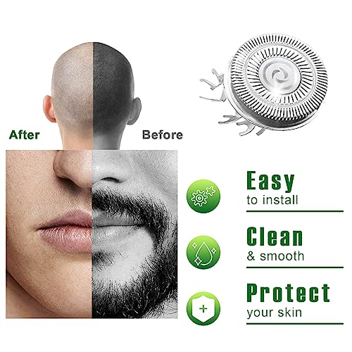 12 Pack Replacement Shaver Heads for Pitbull PRO Razors - Compatible with Gold Silver Platinum