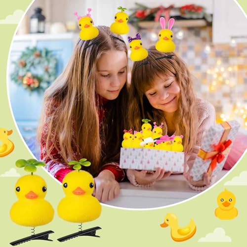 Yellow Duck Hair Clips 36Pcs Rave Accessories for School Party Festival - Variation of THIS listing