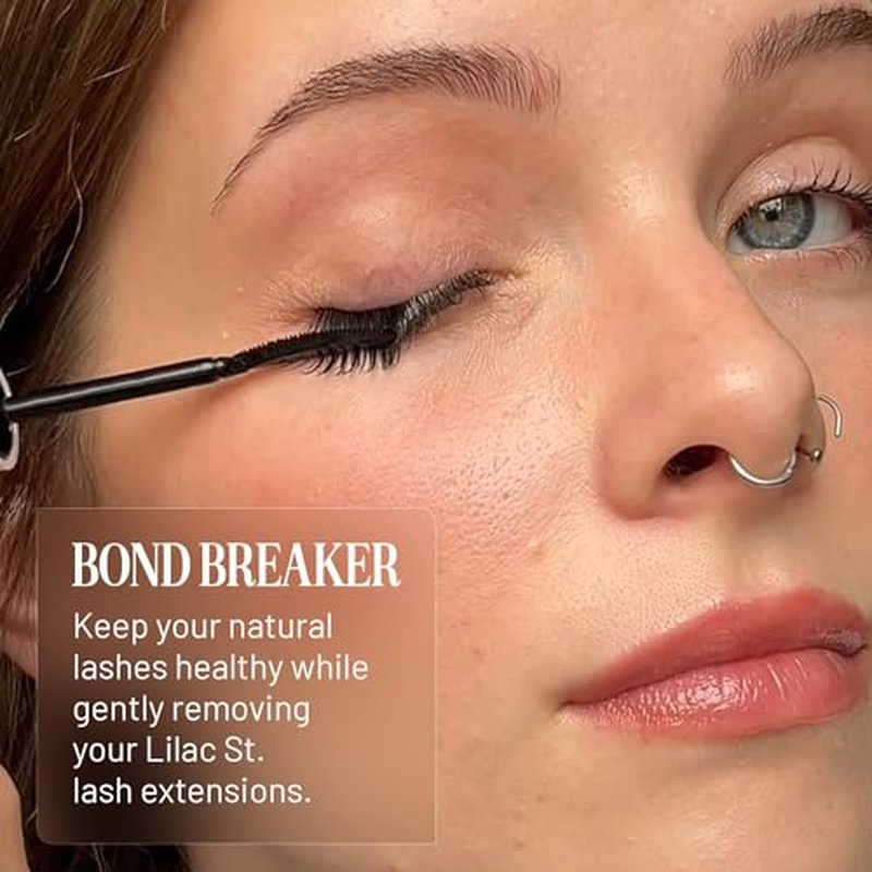 Lilac St. - Bond Breaker Lash Remover - Gentle Eyelash Glue Remover - Remove Lash Glue from Segments - Collagen Extract & Nourishing Oils - Waterproof - Cruelty Free, Vegan, Women Founded - 0.32 fl oz