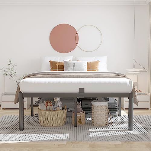 14 Inch Full Bed Frame with Rounded Corners & Heavy Duty Support