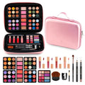 Pink Color Nymph Makeup Kit for Teen Girls, Beginner Cosmetic Set with 36 Eyeshadows