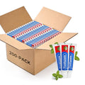 Travel Toothpaste Bulk Pack 200 Tubes - 25g Portable Oral Care Set