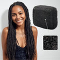 Natural Black Afro Kinky Human Hair for Braiding - 16 Inch, 50g - Unprocessed, Tangle-Free, Heat-Stylable