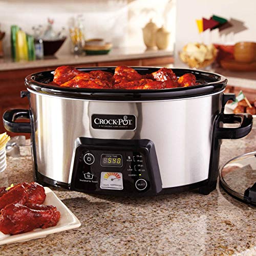 6-Quart Programmable Slow Cooker with Locking Lid & Travel Features