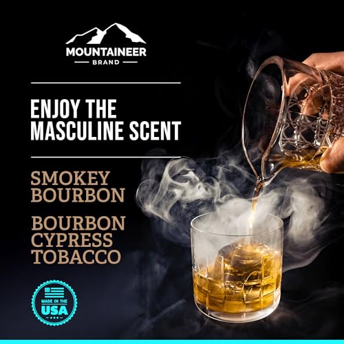 Mountaineer Brand Natural Post Shave Balm with Smokey Bourbon Scent | Soothes, Cools & Refreshes Sensitive Skin After Shaving | Aftershave For Men | Calms Irritation | Made in West Virginia | 2oz