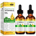 Vitamin E Oil 75,000 IU 2 Pack - 100% Pure Vitamin E Oil for Skin, Face, Hair, Body - Natural Antioxidant for Dryness, Wrinkles, Scars & Stretch Marks, Deep Hydration for Soft, Glowing Skin