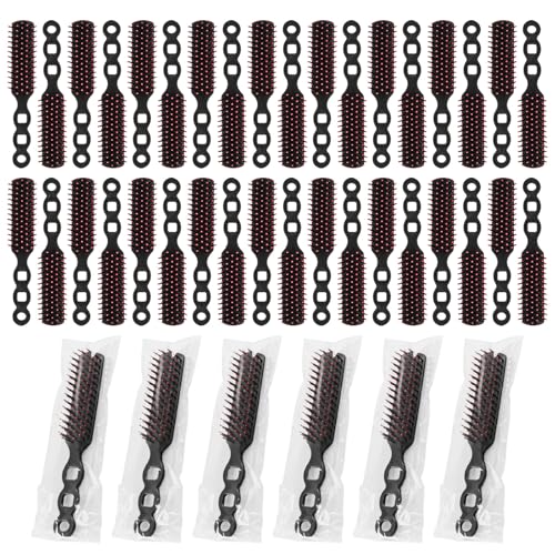 50PCS Bulk Hair Brushes for Homeless - Individually Wrapped, Light & Safe, Pack of 1