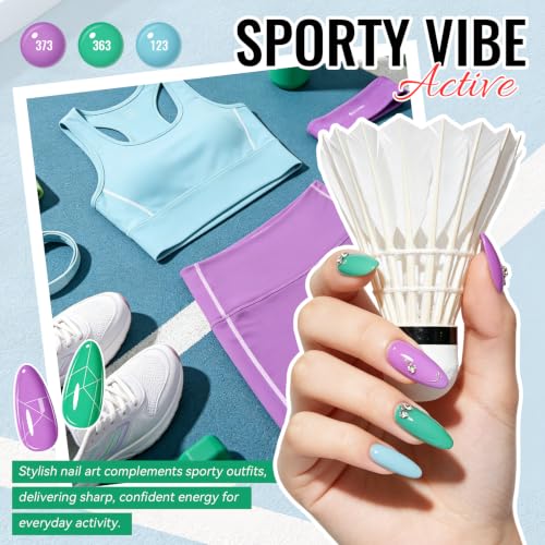 VANREESA Fall Gel Nail Polish Set with UV Lamp & Nail Drill - 55 Elegant Retro Tone