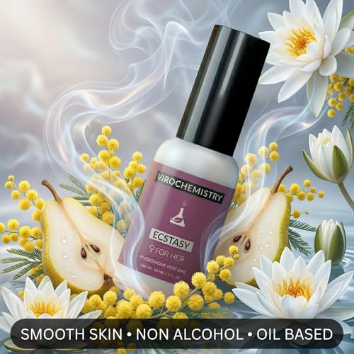 Women’s Pheromone Perfume Oil Ecstasy - Organic Long-Lasting Fragrance, 1 Fl Oz