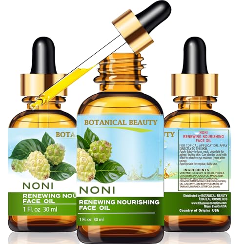 Natural Face Oil with Noni, Avocado, Jojoba & Tamanu for Hydrating & Anti-Aging