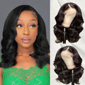 13x6 HD Lace Front Wigs Human Hair Body Wave with Transparent Swiss Lace